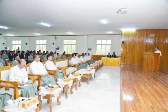 ပြည်ထောင်စုရွေးကောက်ပွဲကော်မရှင် ဥပဒေအသိပညာပြန့်ပွားရေး သင်တန်းဖွင့်ပွဲကျင်းပ